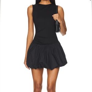 Cute Black Bubble Dress
